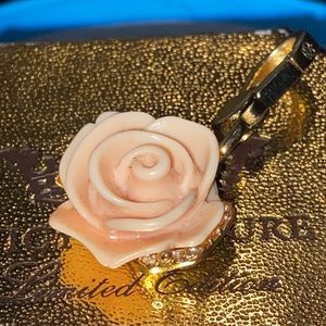 Juicy Couture RARE Pink Flower Rose charm